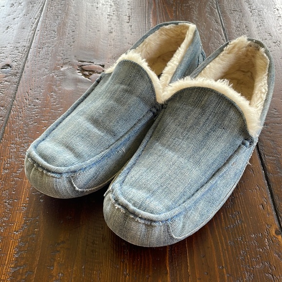 UGG | Shoes | Mens Denim Ugg Slippers 